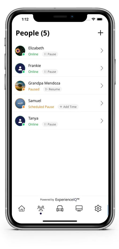 Screenshot of the MTE Wi-Fi Ultra App Home Screen